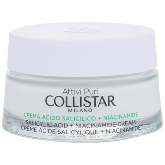 Collistar Pure Actives salicilo rūgšties + niacinamido kremas 50ml