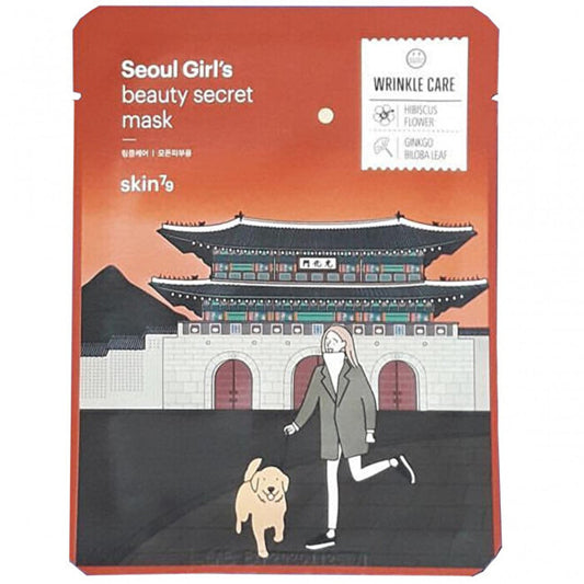 skin79 Seoul Girl`s Beauty Secret kaukė nuo raukšlių – lakštinė kaukė nuo raukšlių