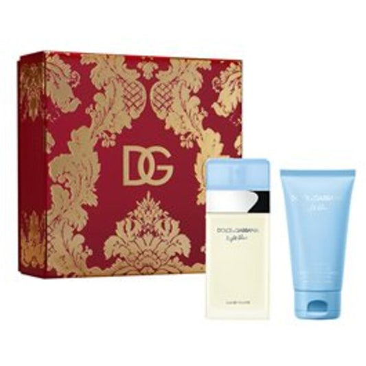 Dolce Gabbana helesinine kinkekomplekt EDT 50 ml ja kehakreem 50 ml (50 ml) naistele