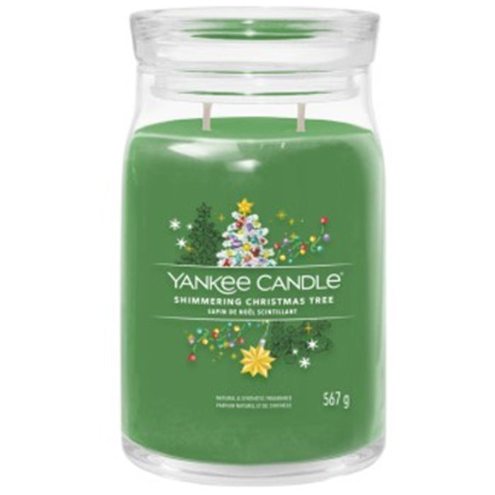 Yankee Candle Žvilganti Kalėdų eglutės firminė žvakė