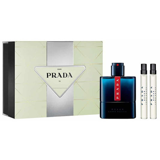 Prada Luna Rossa Ocean dovanų rinkinys EDT 100 ml ir miniature EDT 2 x 10 ml Vyrams