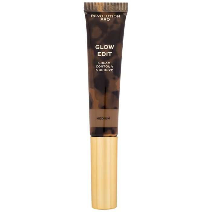 Makeup Revolution „Revolution Pro Glow Edit“ kreminis kontūravimo ir bronzos efektas, 15 ml