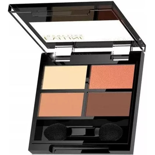 „Eveline Cosmetics Quattro Professional“ akių šešėlių paletė 1 - akių šešėlių paletė 3,2 g