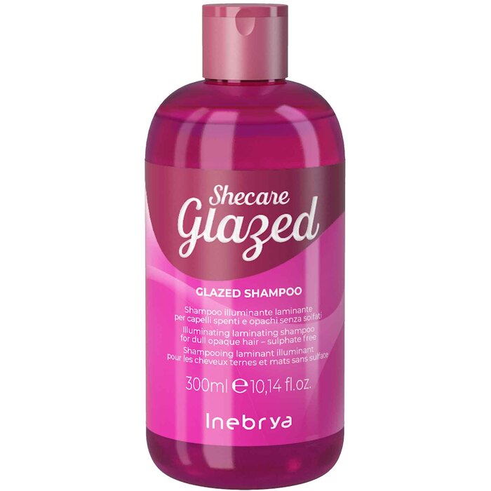Inebrya Shecare Glazed Shampoo – šviesinantis plaukų šampūnas 300ml Unisex
