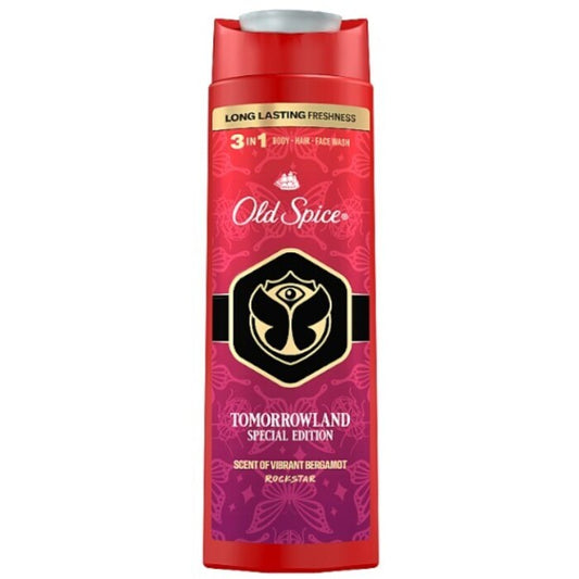 Old Spice Tomorrowlir Rockstar 3 ühes keha-, juukse- ja näopesuvahend (400 ml) meestele