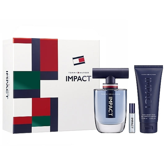 Tommy Hilfiger Impact Dovanų Rinkinys EDT 100 ml, dušo gelis 100 ml ir mini EDT 4 ml