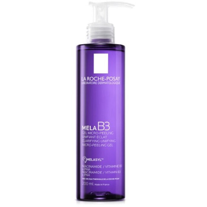 La Roche-Posay Mela B3 Clarifying Micro-Peling Gel – kirgastav kooriv geel tumedate laikude vastu (200ml) naistele