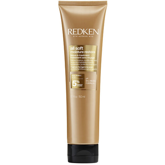 „Redken All Soft“ nenuplaunama priemonė – nenuplaunama priemonė sausiems ir lūžinėjantiems plaukams