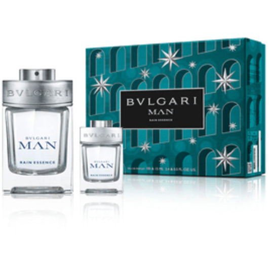 Bvlgari Man Rain Essence kinkekomplekt EDP parfüüm 100 ml ja mini EDP parfüüm 15 ml meestele