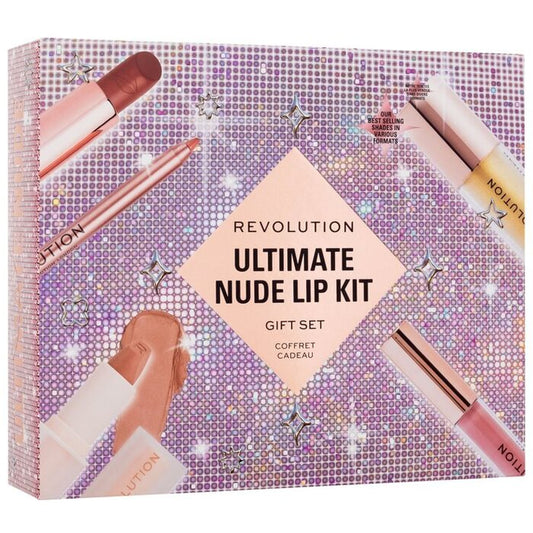 Makeup Revolution Ultimate Nude Lip Kit - Dárková sada 3.2g 3.2g