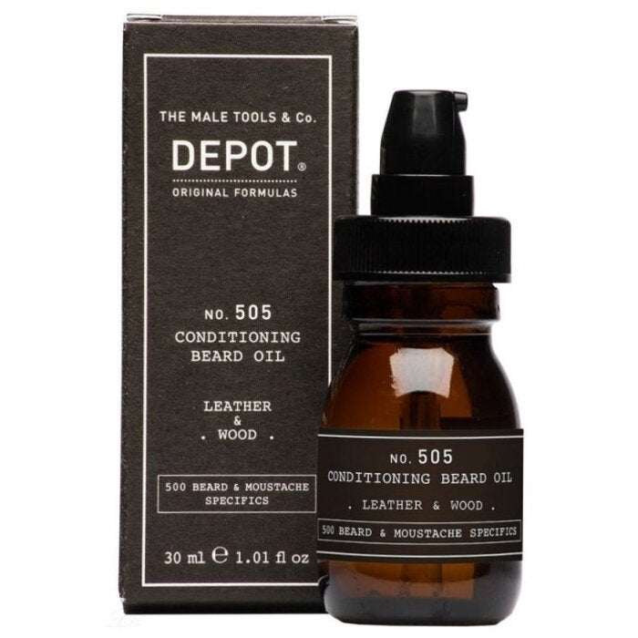 Depot Nr. 505 Kondicionuojantis barzdos aliejus odai ir medienai