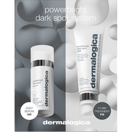 Dermalogica „PowerBright Dark Spot System“ rinkinys – antihiperpigmentacijos priežiūros dovanų rinkinys Moterims