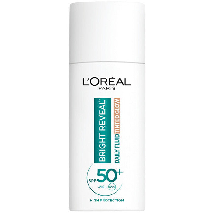 L´Oréal Bright Reveal Daily Fluid SPF 50+ – šviesinantis tonuotas skystis (50ml) Moterims
