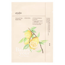 Ondo Beauty 36.5 PONG-PONG Charcoal ir Yuja Bubble Mask – valomoji veido kaukė 25.0g Moterims