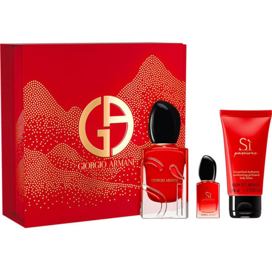 Armani Sí Passione SET EDP 50 ml + EDP 7 ml + kehakreem 50 ml naistele
