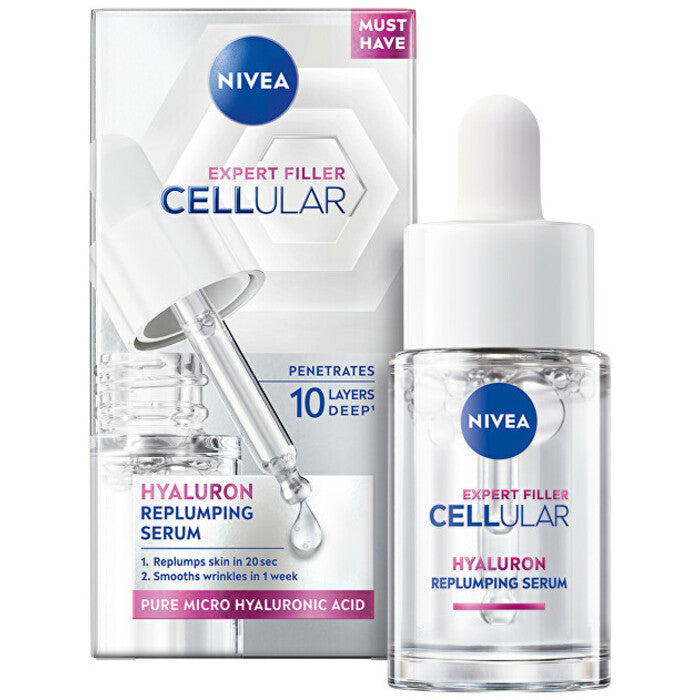 Nivea Cellular Expert Filler Hyaluron – drėkinamasis serumas nuo raukšlių (15ml) Moterims