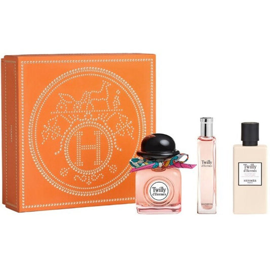 Hermès Twilly D´Hermès kinkekomplekt EDP 50 ml, kehakreem 40 ml ja miniatuurne EDP 15 ml