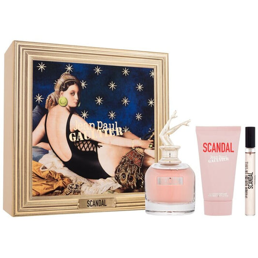 Jean Paul Gaultier Scandal Gift Set EDP 80 ml, body lotion 75 ml and miniature EDP 10 ml