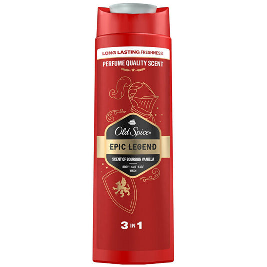 Old Spice Epic Legend kūno, plaukų ir veido prausiklis – dušo želė