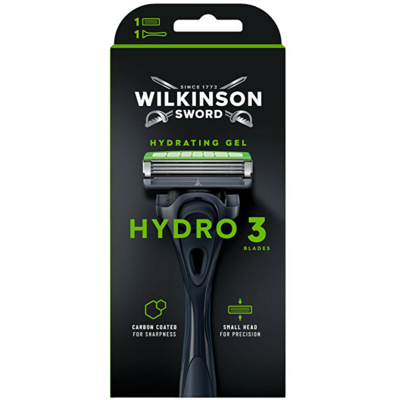Wilkinson Sword Hydro 3 Black Edition - Skustuvas + 1 galvutė