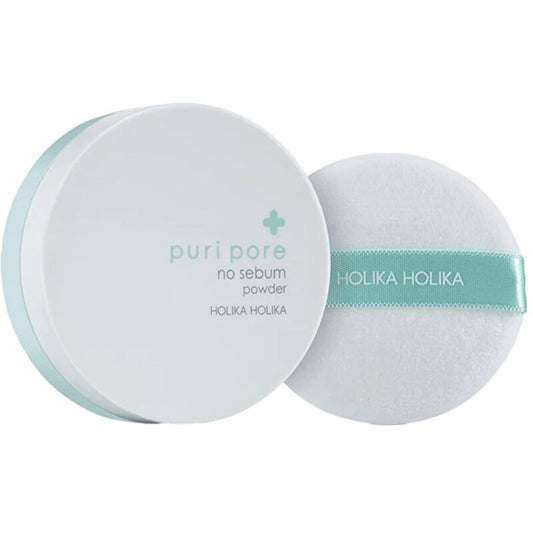 Holika Holika Puri Pore No Sebum Powder – skaidri matuojanti pudra 8.0g 