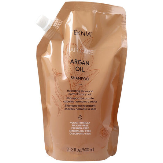 „Lakmé Teknia Hair Care“ argano aliejaus šampūno papildymas – maitinamasis šampūno papildymas visiems plaukų tipams