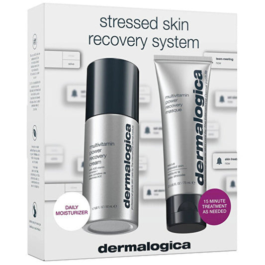 Dermalogica Stressed Skin Recovery System rinkinys – odos priežiūros dovanų rinkinys