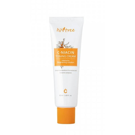 Isntree C-Niacin Toning Cream – šviesinantis odos kremas