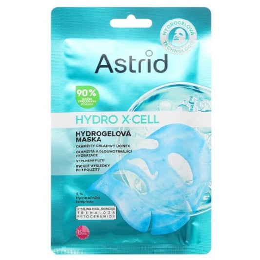 Astrid Hydro X-Cell kaukė - vėsinanti hidrogelio kaukė su fitokeramidais