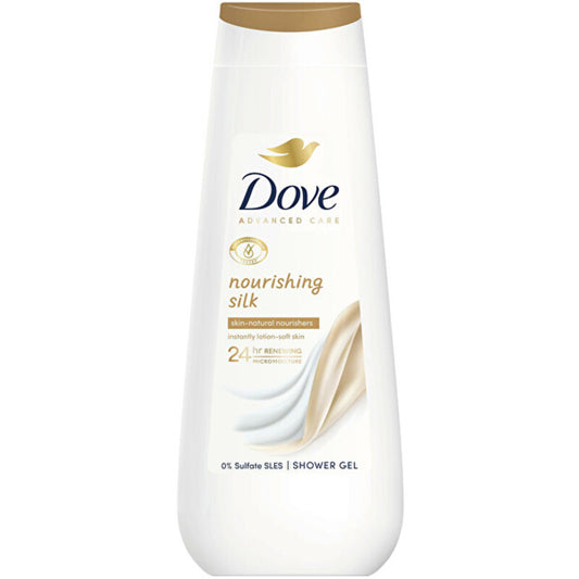 Dove Advanced Care Nourishing Silk dušo gelis – maitinamoji dušo želė 400ml