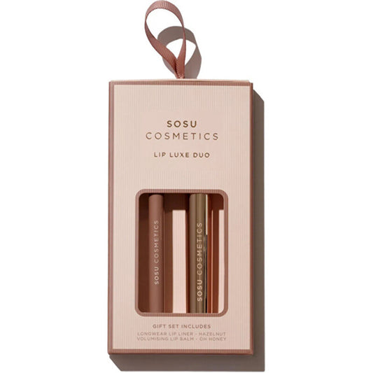 Sosu Lip Luxe Duo Nude - Dovanų dekoratyvinės kosmetikos rinkinys