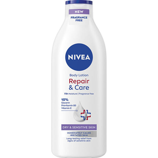 Nivea Repair & Care kūno losjonas – kūno losjonas sausai ir jautriai odai