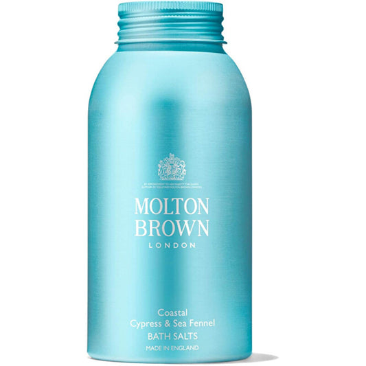 Molton Brown pakrantės kiparisų ir jūros pankolių vonios druskos - vonios druska