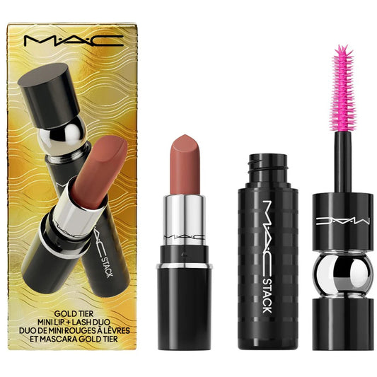 MAC Auksinės pakopos rinkinys – lūpų ir akių rinkinys