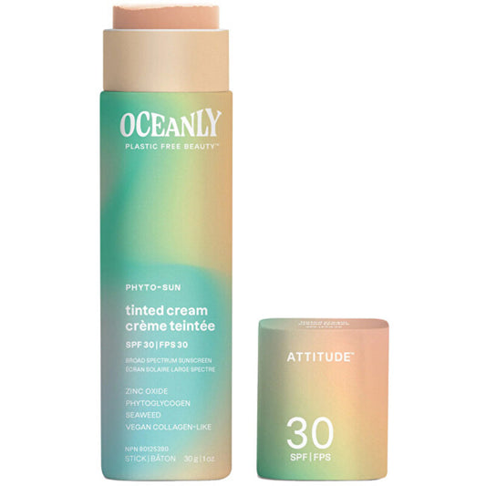 Attitude „Oceanly Tinted Cream SPF 30“ – tonuotas drėkiklis