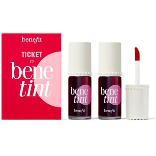 Benefit Ticke to Benetint Duo rinkinys – dovanų rinkinys skystų spalvų lūpoms ir skruostams