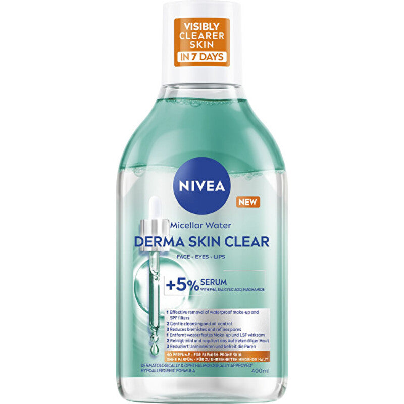 „Nivea Derma Skin Clear“ micelinis viruo – micelinis viruo