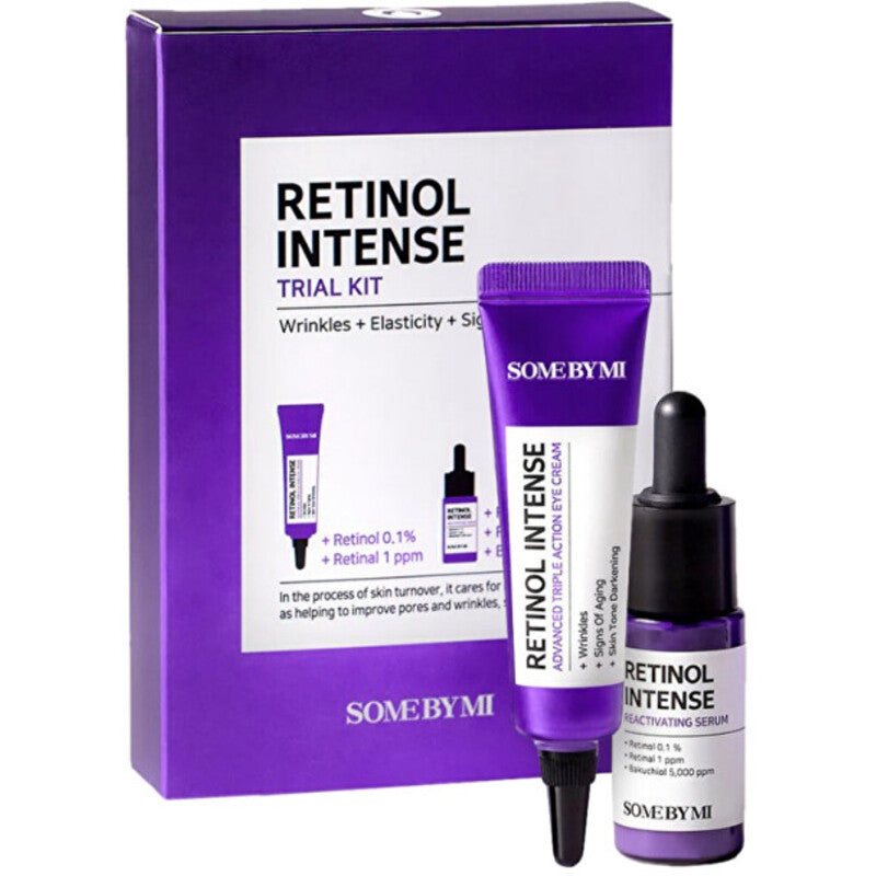 Some By Mi Retinol Intense Set on kortse vähendav hoolduskomplekt retinooliga.