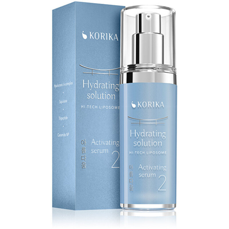 KORIKA drėkinamasis tirpalas „Hi-Tech Liposome Activating Serum“ – raminamasis serumas