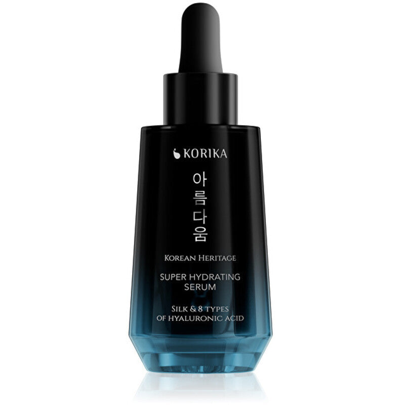 KORIKA Korean Heritage Super Hydrating Serum - intensyviai drėkinantis serumas su 8 rūšių hialurono rūgštimi.