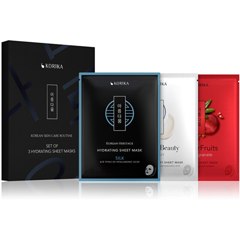 KORIKA niisutava lehtmaski komplekt - niisutava näomaski komplekt