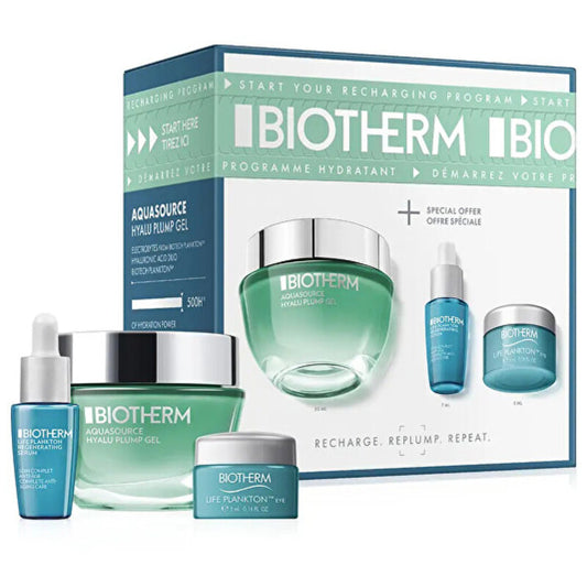 BIOTHERM Aquasource Hyalu Plump Gel Set - odos priežiūros dovanų rinkinys