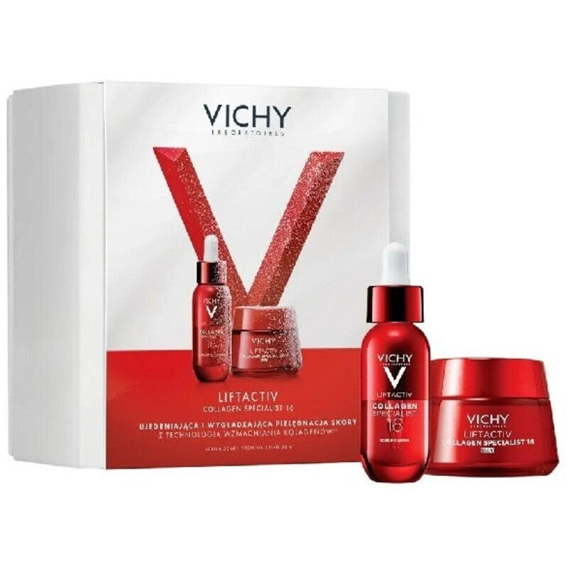 „Vichy Liftactiv Collagen Specialist“ 16 vnt. rinkinys – dovanų rinkinys nuo senėjimo