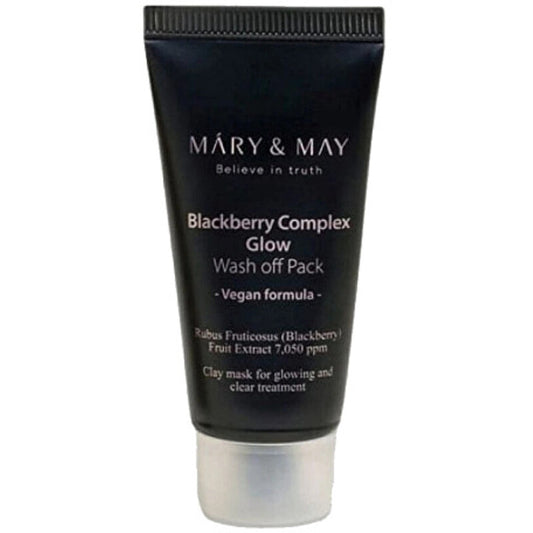 MARY & MAY „Blackberry Complex Glow“ nuplaunamoji kaukė – odos kaukė