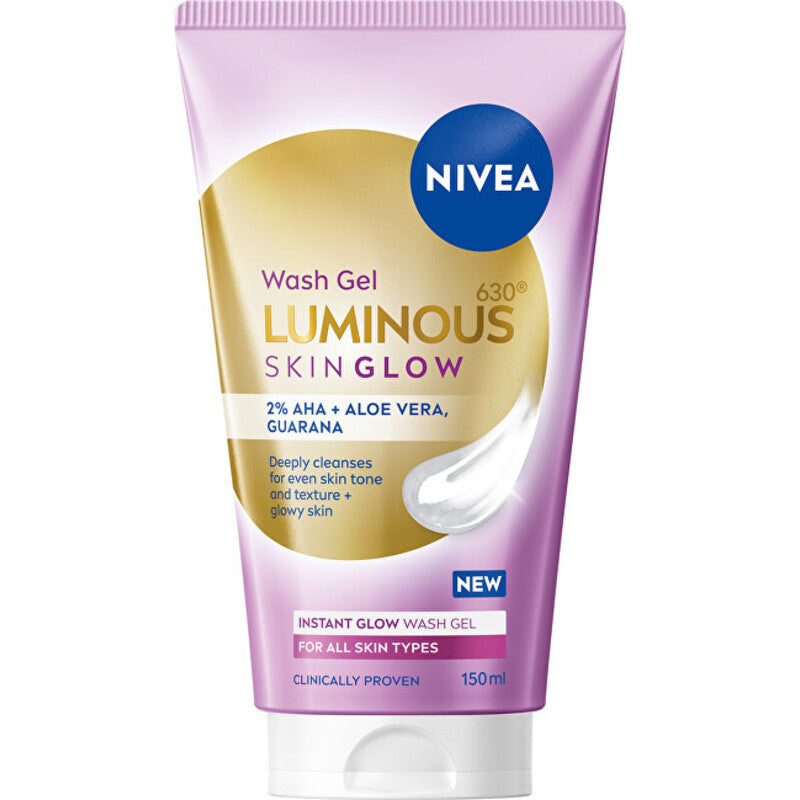 Nivea „Luminous Skin Glow Wash Gel“ – valomasis veido gelis